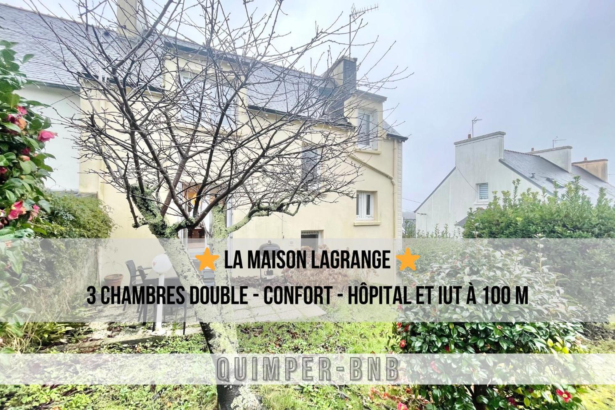 Maison Lagrange - 4 Chambres Quartier Iut Hopital 坎佩尔 外观 照片